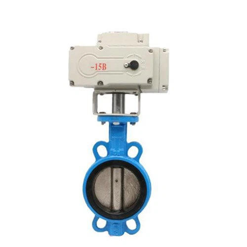 Electrical Actuator Wafer Butterfly Valve
