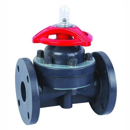 DN15-DN250 Plastic UPVC PVC Flange Diaphragm Valve