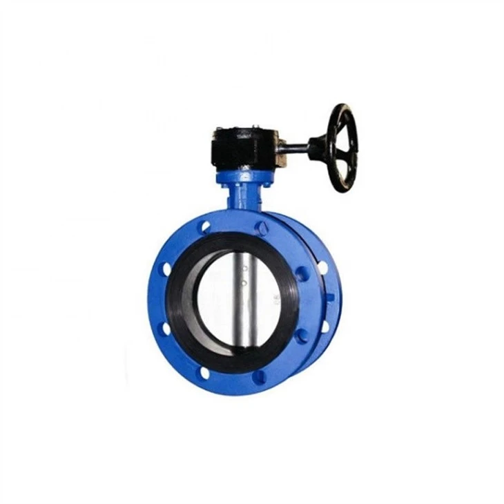 BS5155 Ductile Iron Double Flanged Buttefly Valve